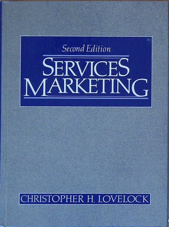 Naslovnica knjige Services Marketing