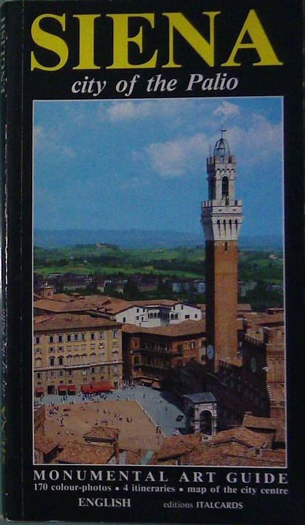 Naslovnica knjige Siena city of the Palio