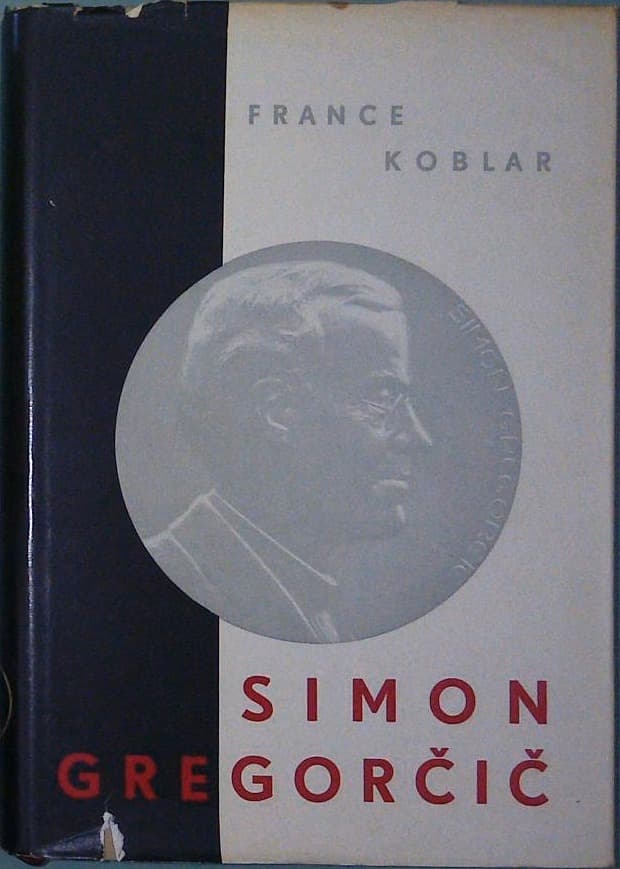Naslovnica knjige Simon Gregorčič