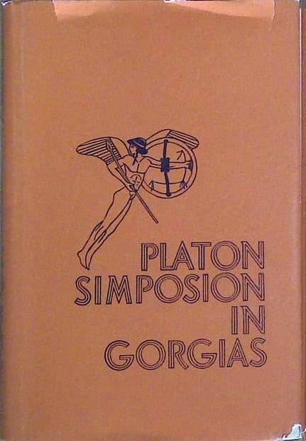 Naslovnica knjige Simposion in gorgias