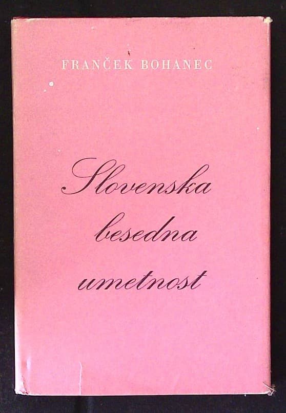 Naslovnica knjige Slovenska besedna umetnost