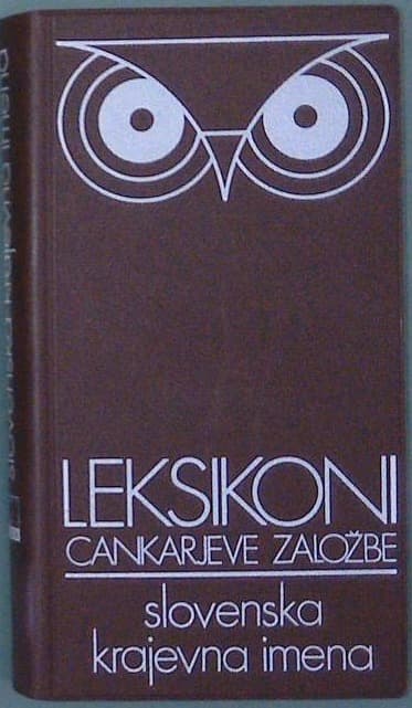 Naslovnica knjige Slovenska krajevna imena