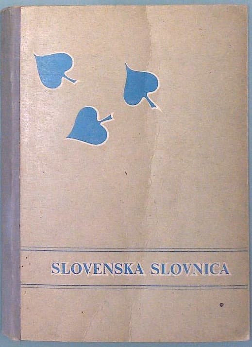 Naslovnica knjige Slovenska slovnica