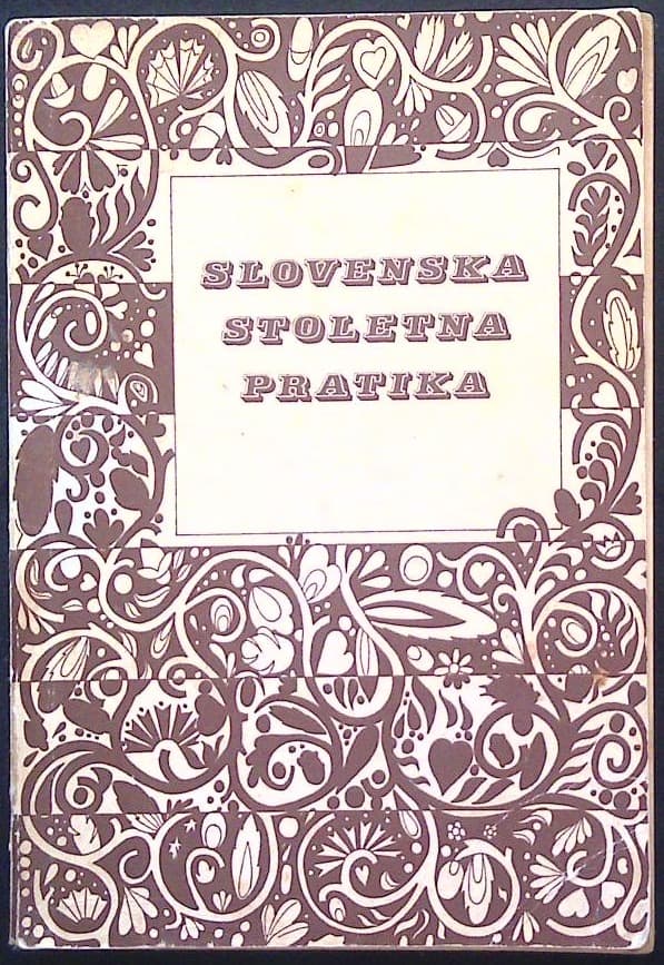 Naslovnica knjige Slovenska stoletna pratika