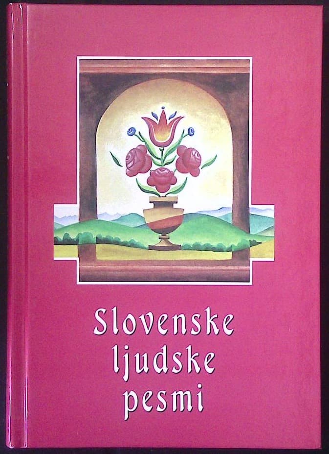 Naslovnica knjige Slovenske ljudske pesmi