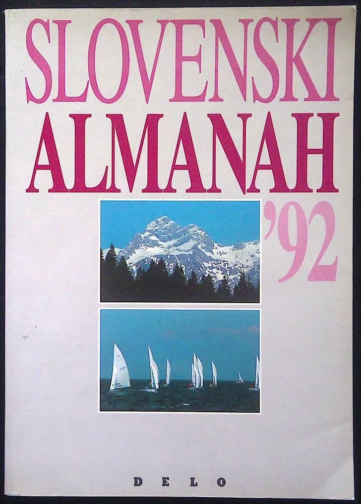 Naslovnica knjige Slovenski almanah '92