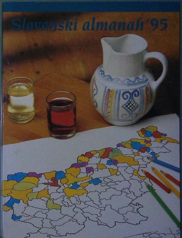 Naslovnica knjige Slovenski almanah ' 95