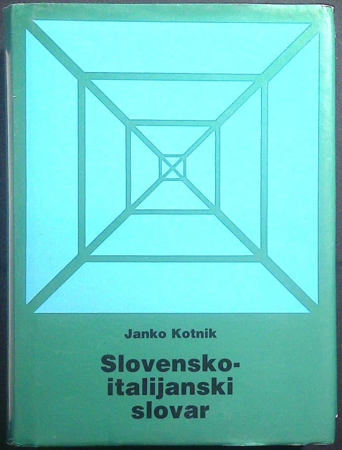 Naslovnica knjige Slovensko - italijanski slovar
