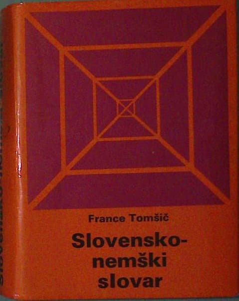 Naslovnica knjige Slovensko-nemški slovar
