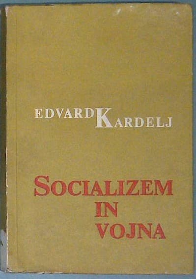 Naslovnica knjige Socializem in vojna