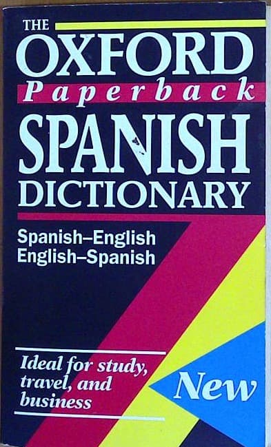 Naslovnica knjige Spanish Dictionary