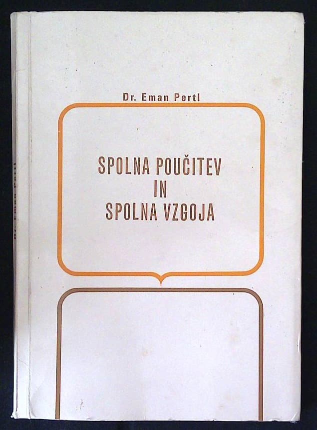 Naslovnica knjige Spolna poučitev in spolna vzgoja