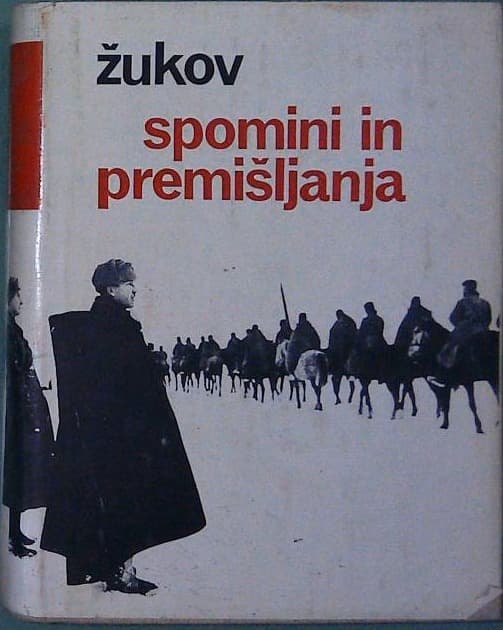 Naslovnica knjige Spomini in premišljanja