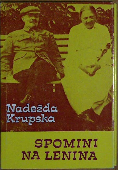 Naslovnica knjige Spomini na Lenina