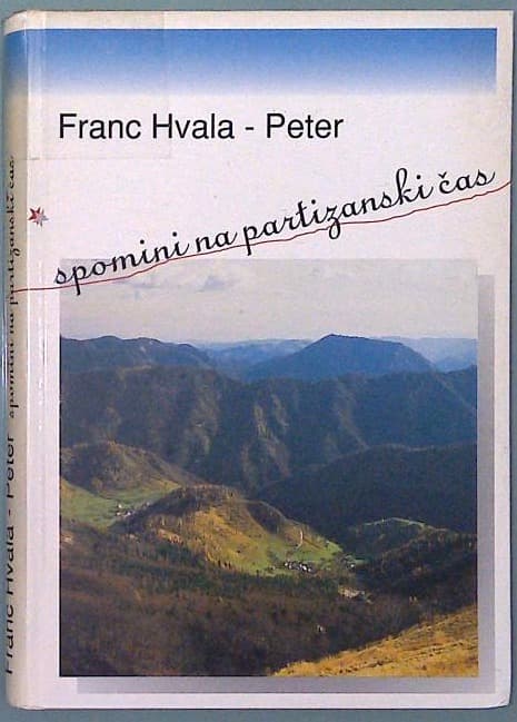 Naslovnica knjige Spomini na partizanski čas