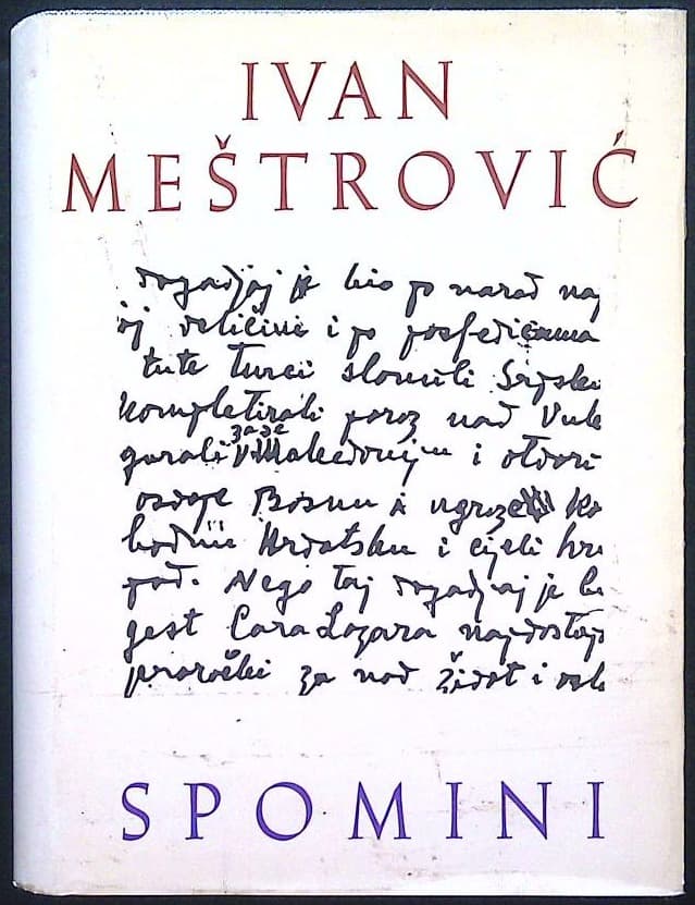 Naslovnica knjige Spomini