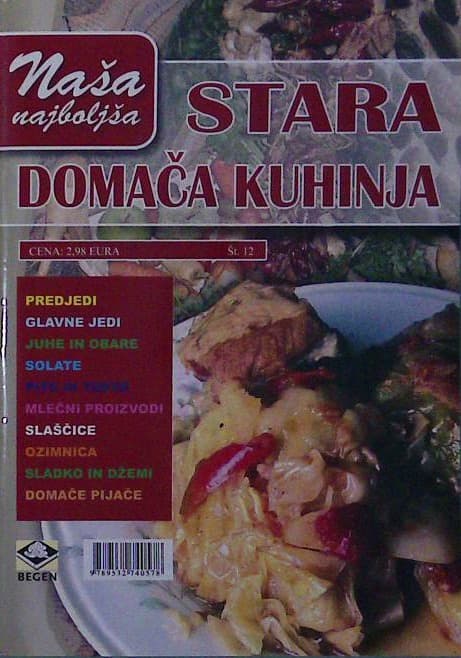 Naslovnica knjige Stara domača kuhinja