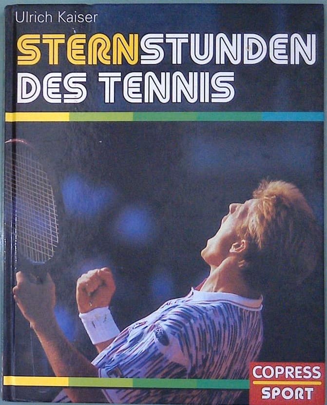 Naslovnica knjige Sternstunden des Tennis
