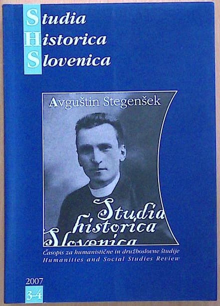 Naslovnica knjige Studia historica Slovenica 3-4