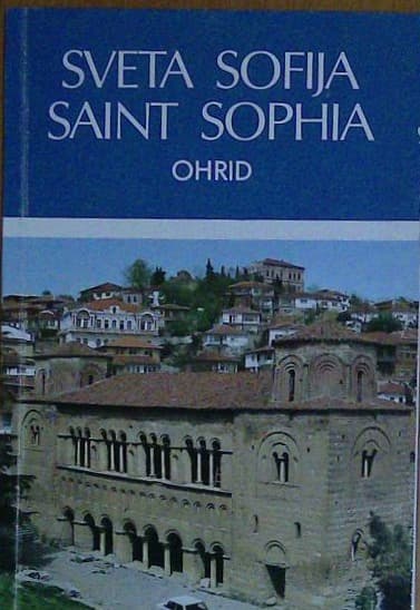 Naslovnica knjige Sveta Sofija-Ohrid