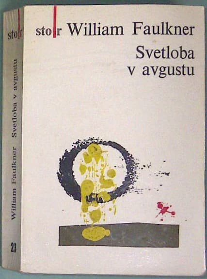 Naslovnica knjige Svetloba v avgustu
