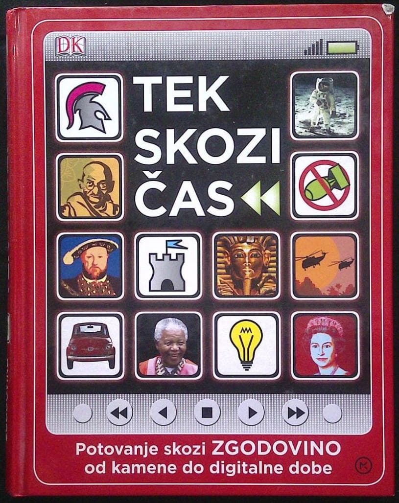 Naslovnica knjige Tek skozi čas