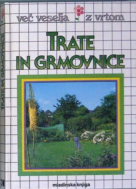 Naslovnica knjige Trate in grmovnice
