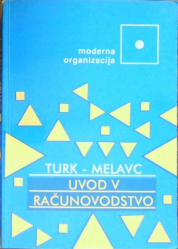 Naslovnica knjige Uvod v računovodstvo