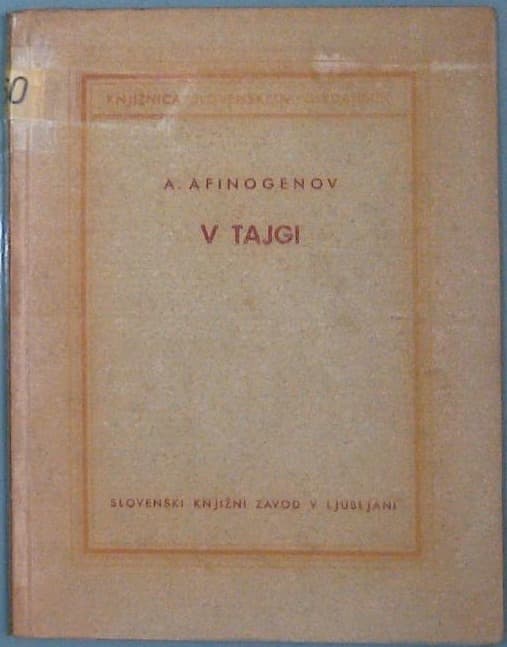 Naslovnica knjige V tajgi