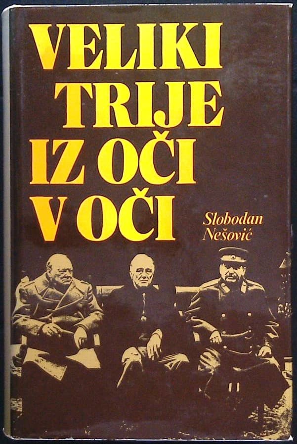 Naslovnica knjige Veliki trije iz oči v oči