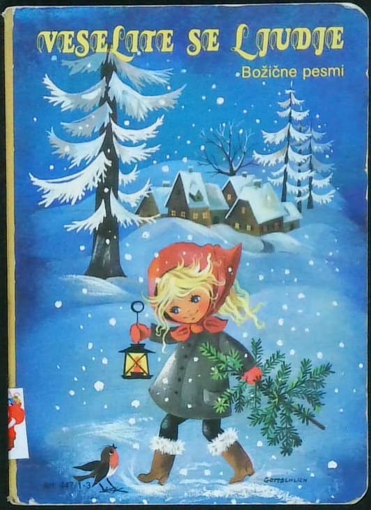 Naslovnica knjige Veselite se ljudje - božične pesmi