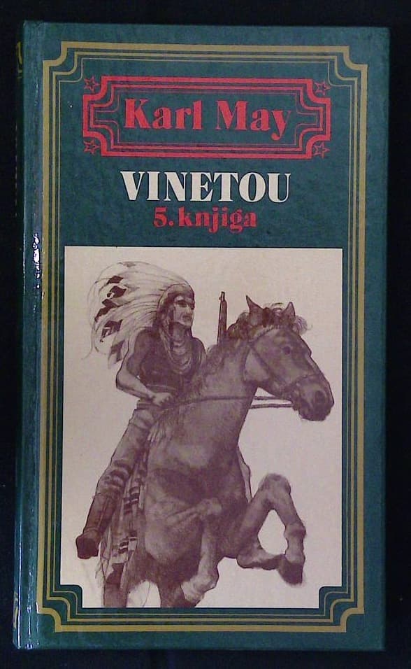 Naslovnica knjige Vinetou 5. knjiga