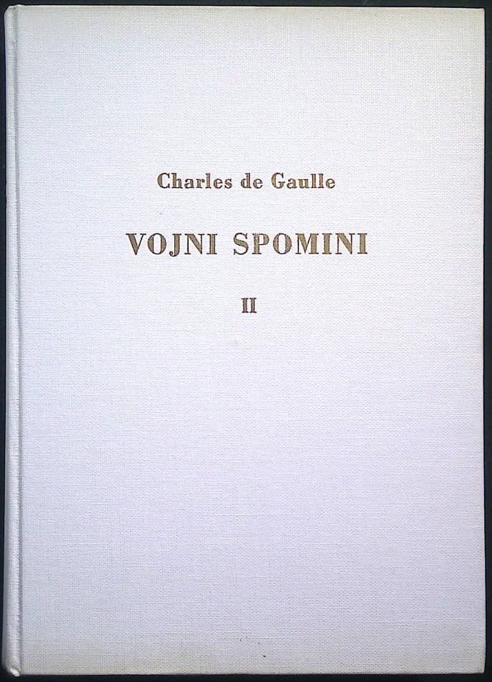 Naslovnica knjige Vojni spomini II.