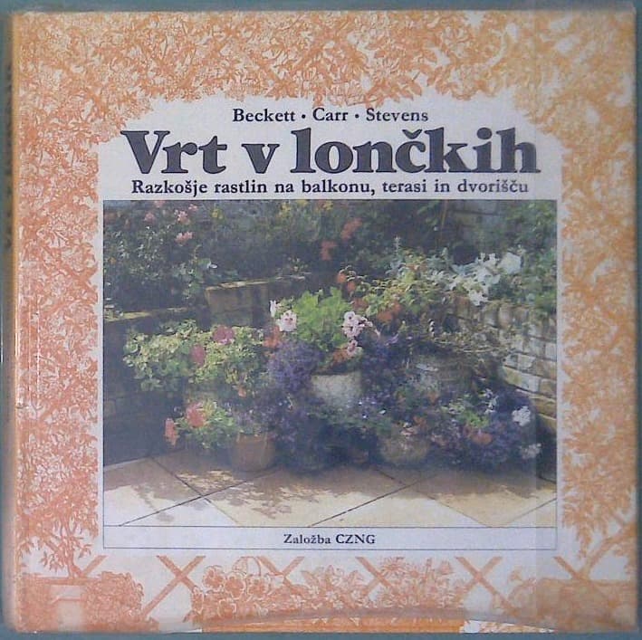 Naslovnica knjige Vrt v lončkih