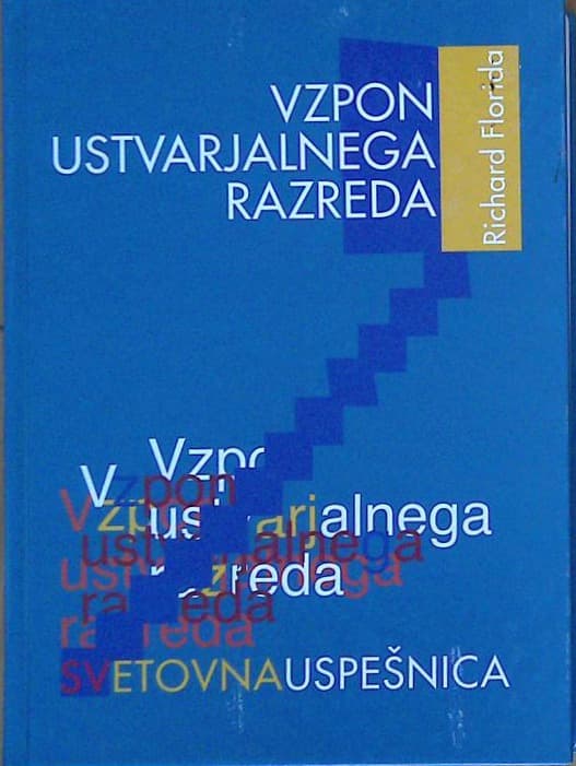 Naslovnica knjige Vzpon ustvarjalnega razreda