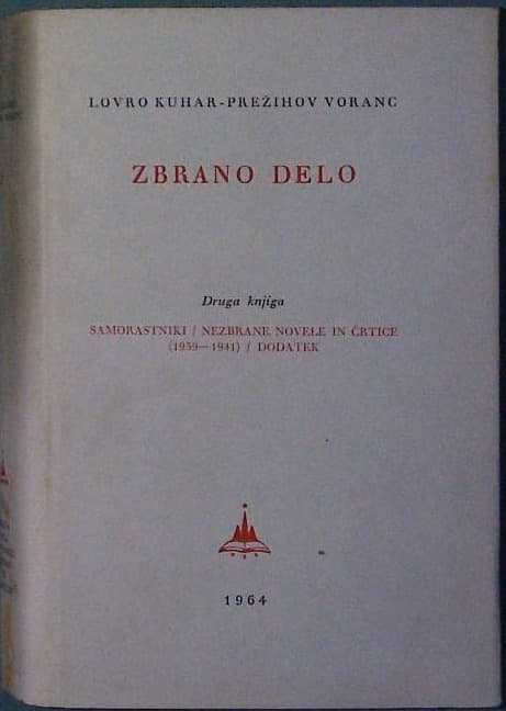 Naslovnica knjige Zbrano delo 2