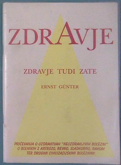Naslovnica knjige Zdravje : zdravje tudi zate