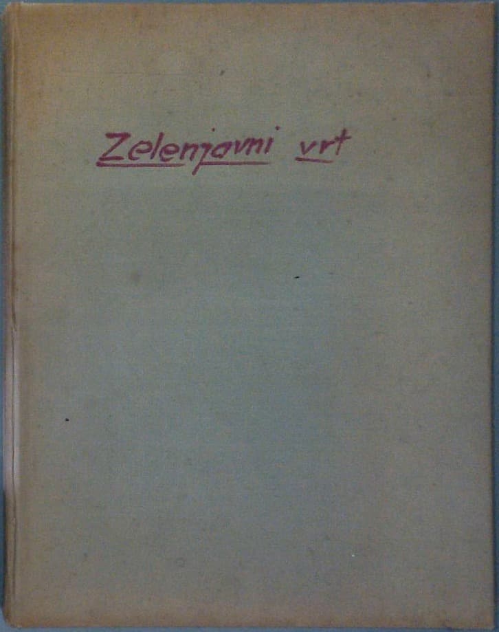 Naslovnica knjige Zelenjavni vrt