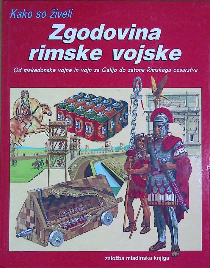 Naslovnica knjige Zgodovina rimske vojske