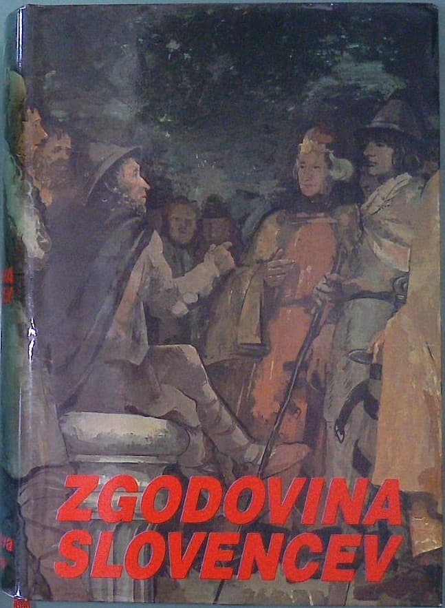 Naslovnica knjige Zgodovina Slovencev