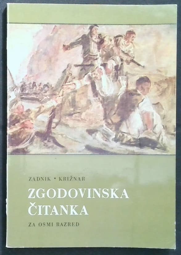 Naslovnica knjige Zgodovinska čitanka za osmi razred