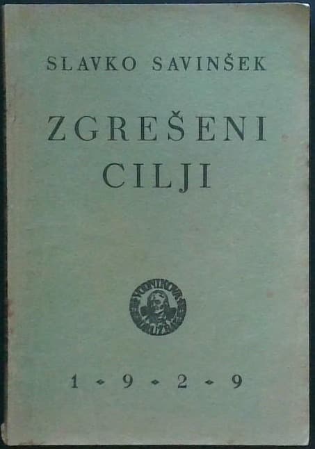 Naslovnica knjige Zgrešeni cilji