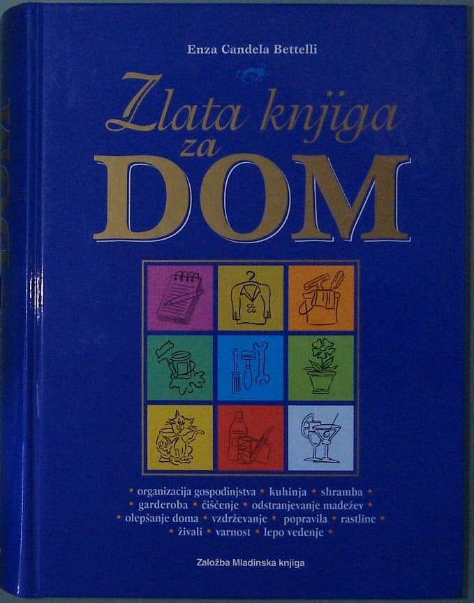 Naslovnica knjige Zlata knjiga za dom