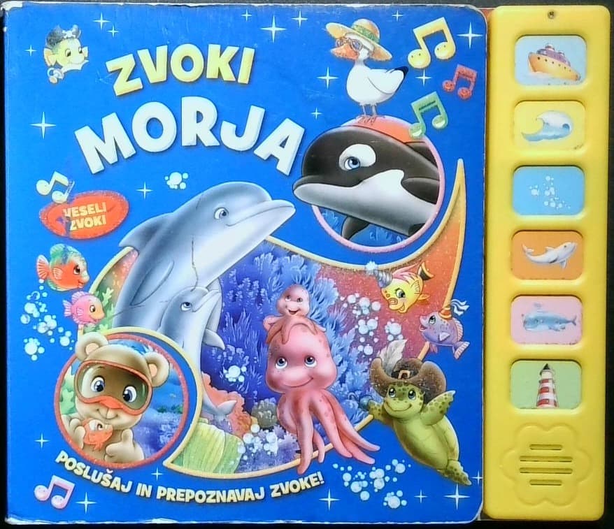 Naslovnica knjige Zvoki morja (zvočna knjiga)