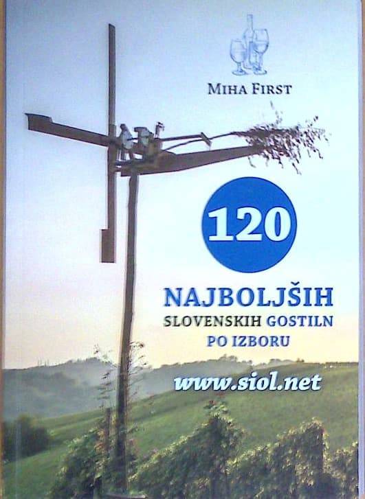 Naslovnica knjige 120 najboljših slovenskih gostiln po izboru www.siol.net