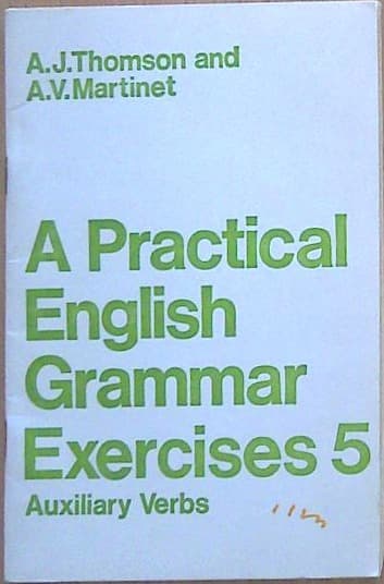 Naslovnica knjige A Practical English Grammar Exercises 5 Auxiliary Verbs