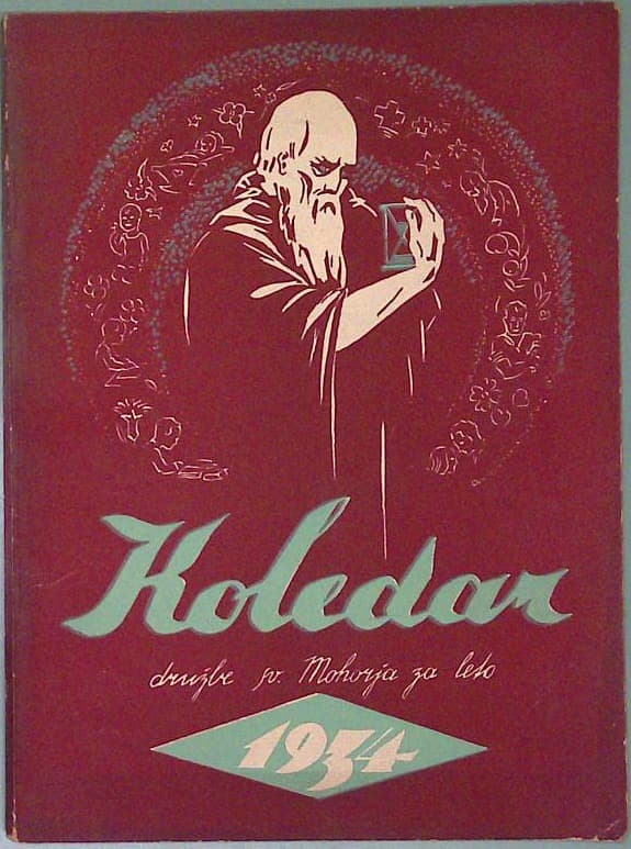 Naslovnica knjige Koledar družbe sv. Mohorja za leto 1934