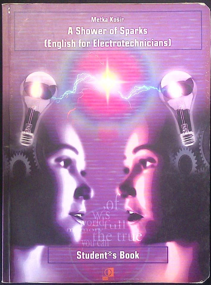 Naslovnica knjige A shower of Sparks (English for Electrotechnicians)