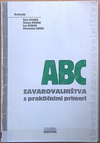 Naslovnica knjige ABC zavarovalništva s praktičnimi primeri