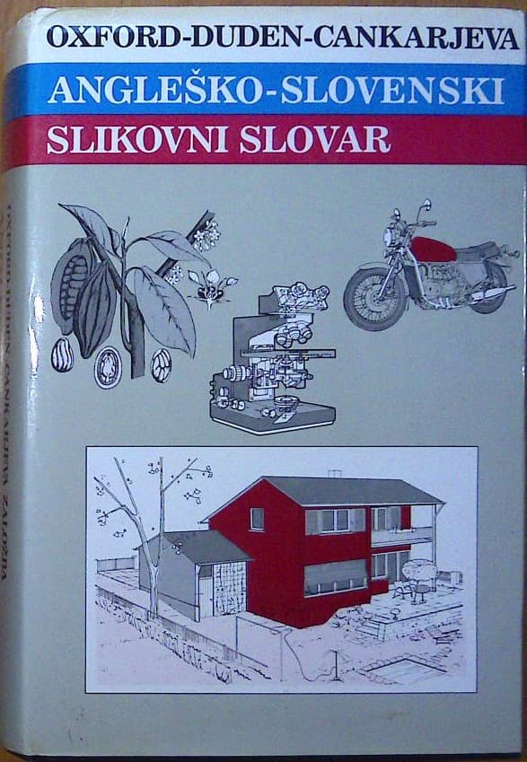 Naslovnica knjige Angleško- slovenski slikovni slovar